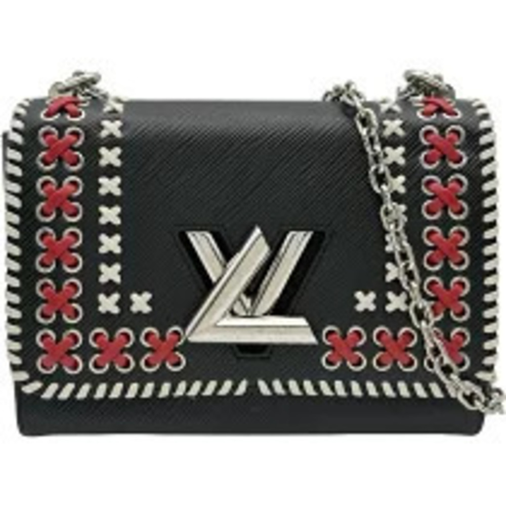 Louis Vuitton Twist Black White Red Epi Leather Shoulder Bag